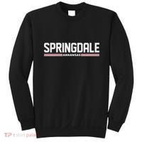Loving Home City Springdale Arkansas Travel Sweatshirt thumb 0