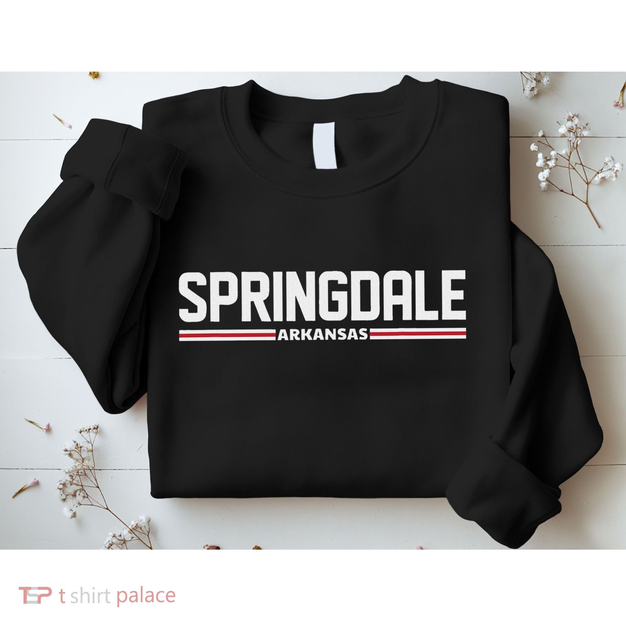 Loving Home City Springdale Arkansas Travel Sweatshirt