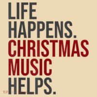Life Happens Christmas Music Helps Tote Bag thumb 4