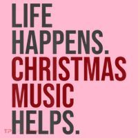 Life Happens Christmas Music Helps Coaster thumb 2