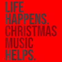 Life Happens Christmas Music Helps Santa Hat thumb 1