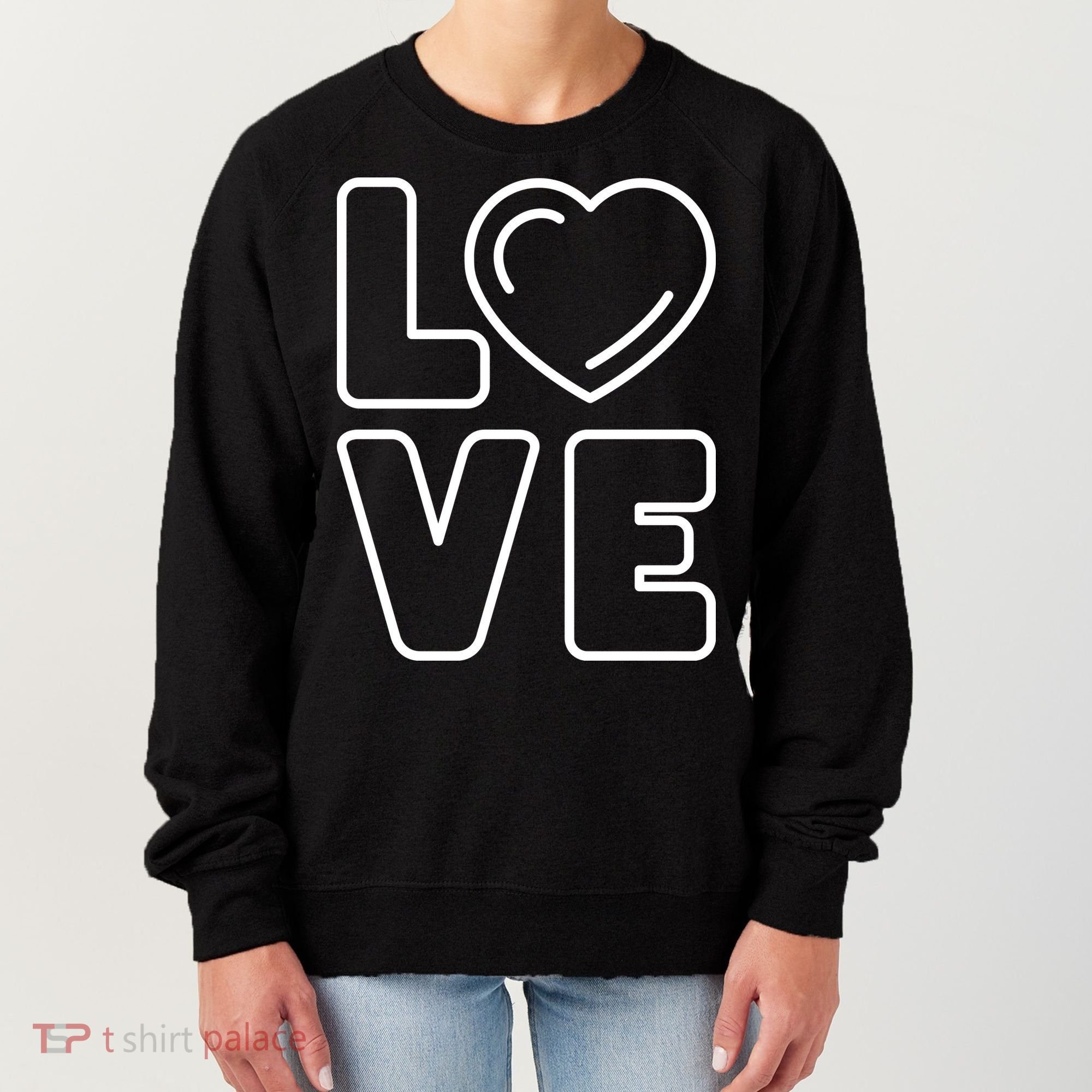 Love Heart Cute Romantic Gift Women's Sweatshirt