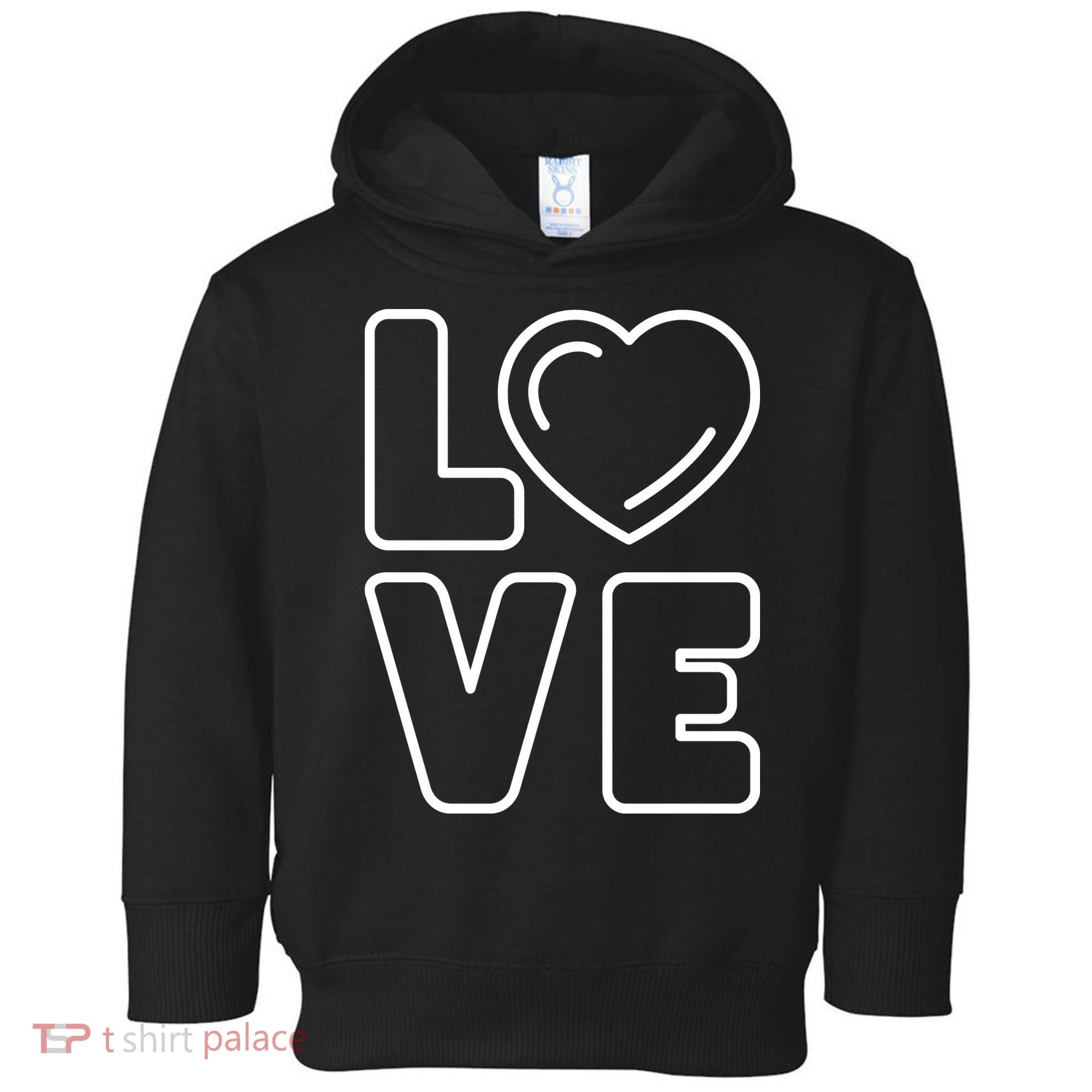 Love Heart Cute Romantic Gift Toddler Hoodie
