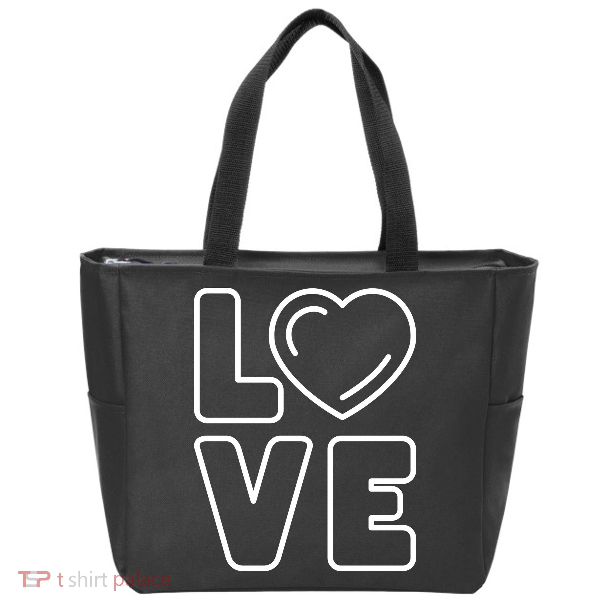 Love Heart Cute Romantic Gift Tote Bag