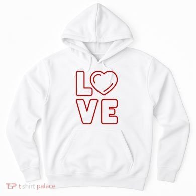 Love Heart Cute Romantic Gift Hoodie