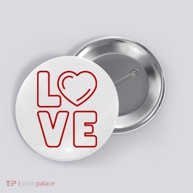 Love Heart Cute Romantic Gift Button