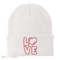 Love Heart Cute Romantic Gift Beanie thumb 0