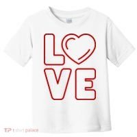 Love Heart Cute Romantic Gift Toddler T-Shirt thumb 0