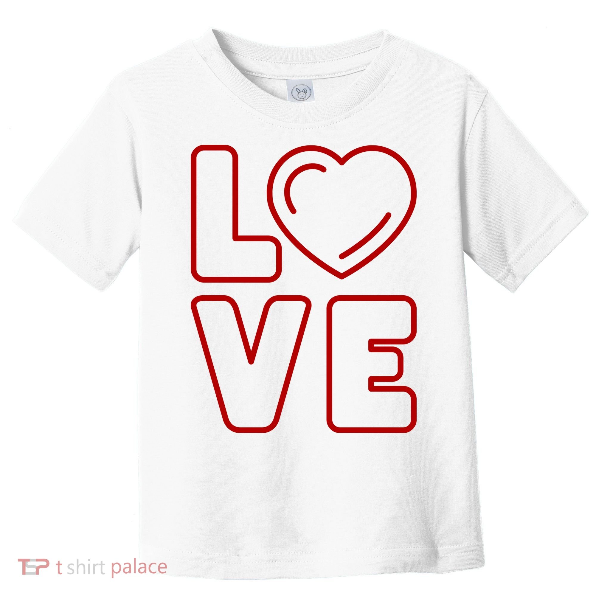 Love Heart Cute Romantic Gift Toddler T-Shirt