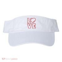 Love Heart Cute Romantic Gift Visor thumb 0