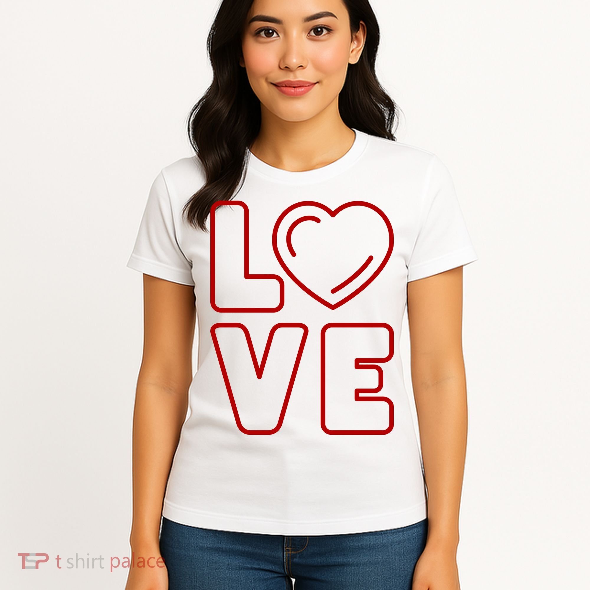 Love Heart Cute Romantic Gift Women's T-Shirt