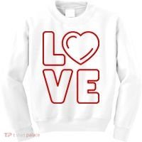 Love Heart Cute Romantic Gift Kids Sweatshirt thumb 0