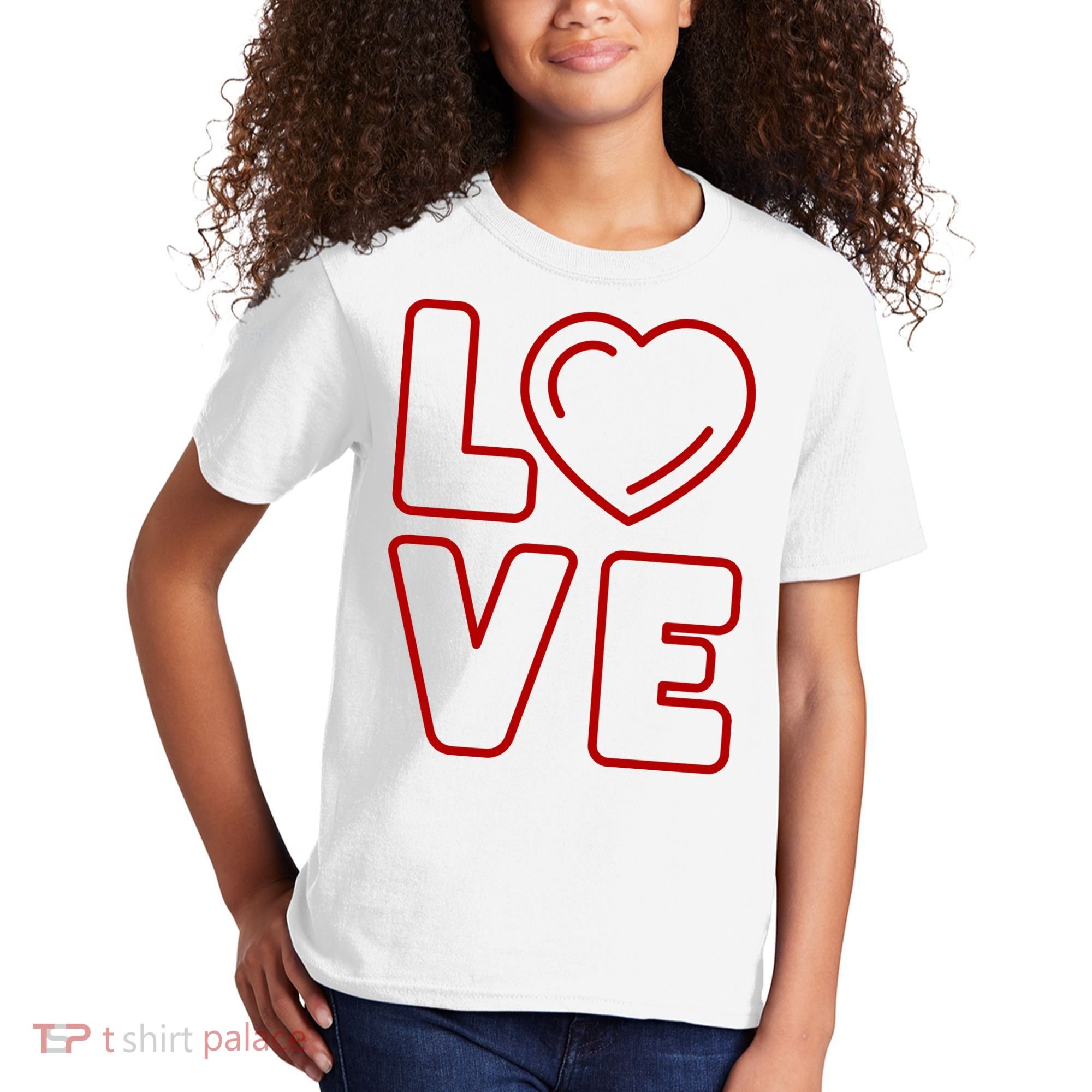 Love Heart Cute Romantic Gift Kids T-Shirt