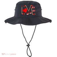 Love Hockey Cute Valentines Bucket Hat thumb 0