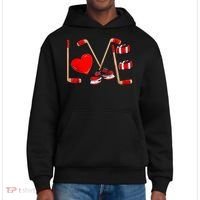 Love Hockey Cute Valentines District V.I.T. Heavyweight Hoodie thumb 0