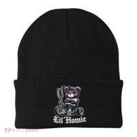 Lil Homie Cute Teddy Bear Hip Hop Chicano Lowrider Cholo Beanie thumb 0