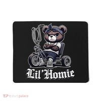 Lil Homie Cute Teddy Bear Hip Hop Chicano Lowrider Cholo Mousepad thumb 0