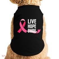 Live Hope Cure Breast Cancer Awareness Ribbon Doggie Tank thumb 0