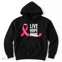 Live Hope Cure Breast Cancer Awareness Ribbon Hoodie thumb 0