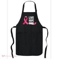 Live Hope Cure Breast Cancer Awareness Ribbon Apron thumb 0