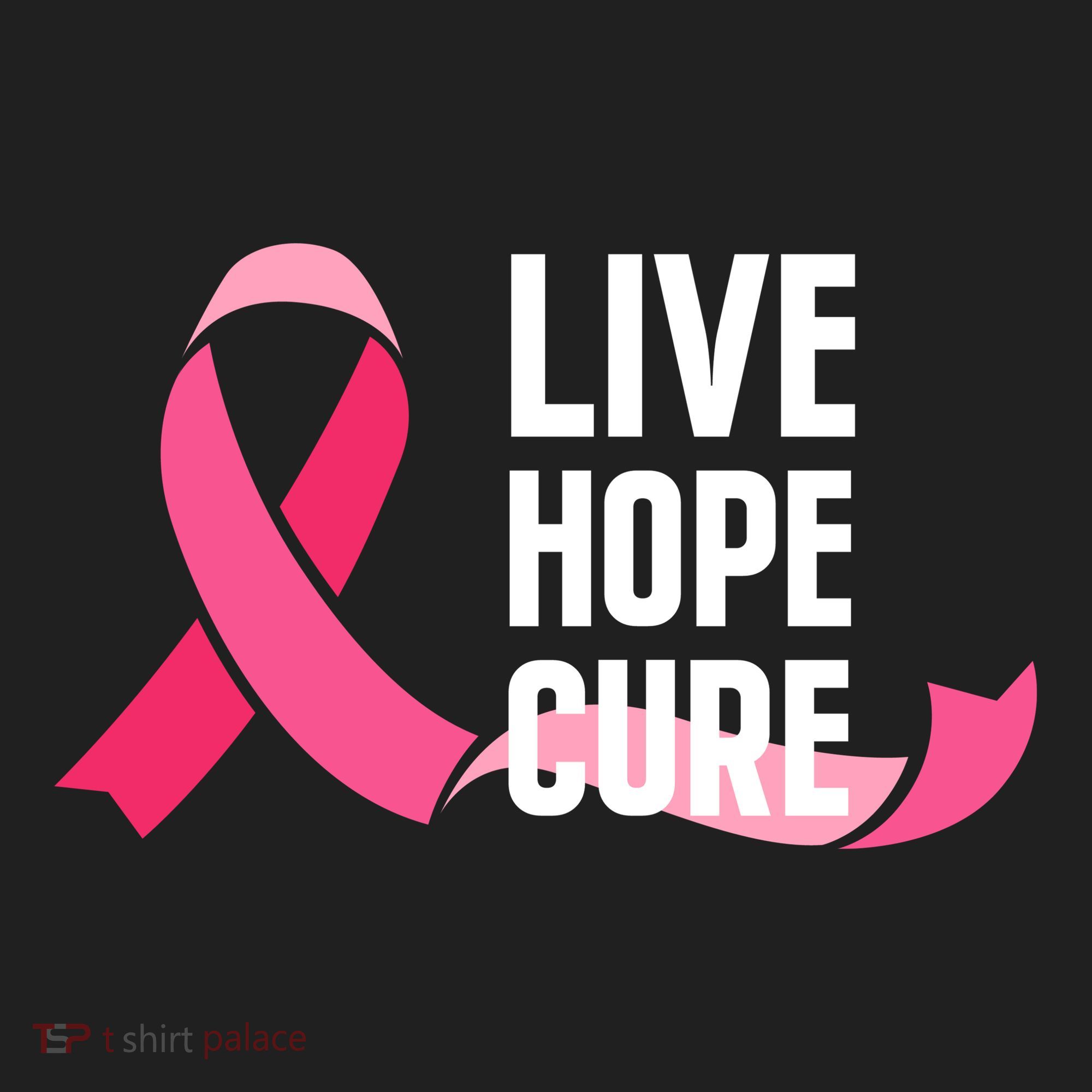 Live Hope Cure Breast Cancer Awareness Ribbon Beanie