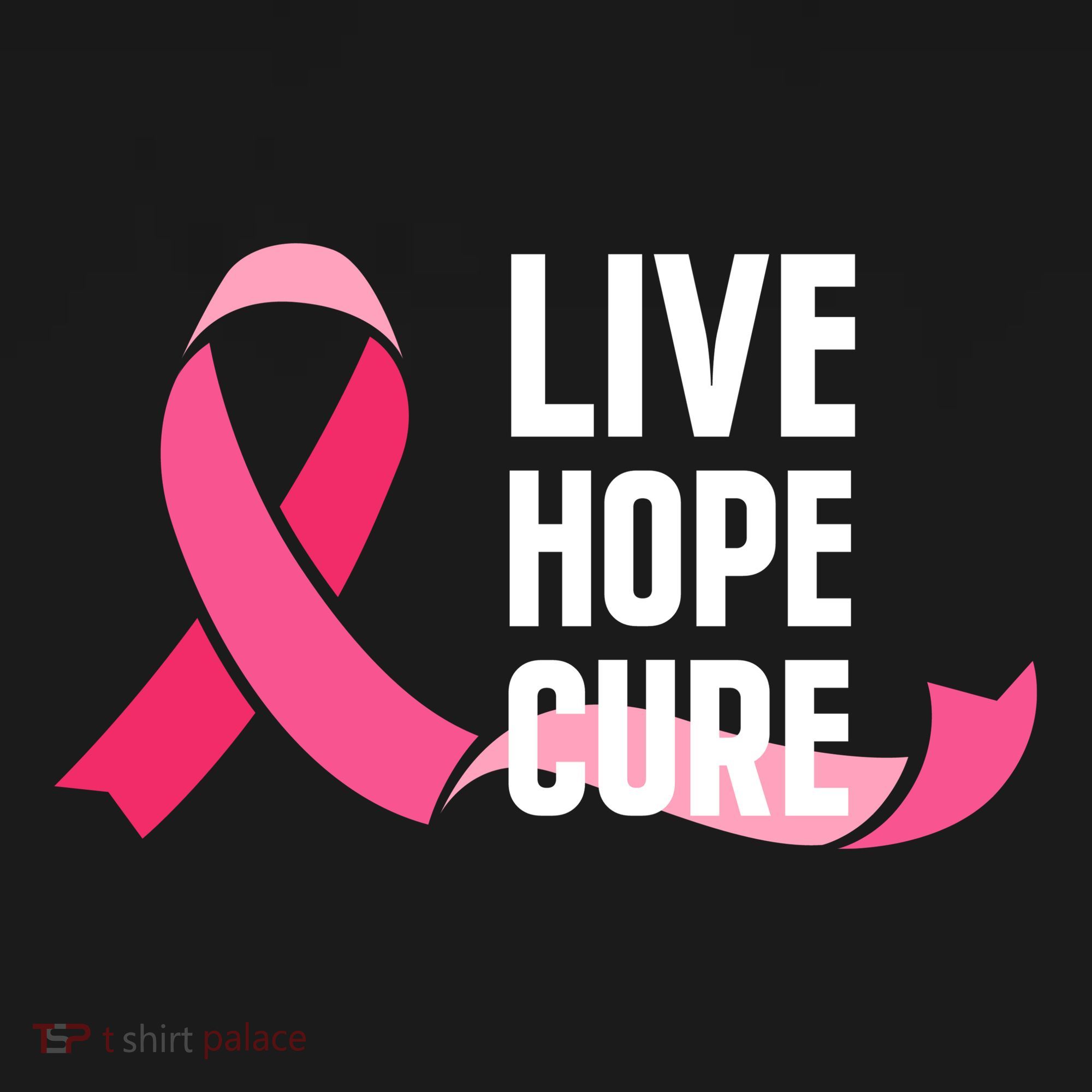 Live Hope Cure Breast Cancer Awareness Ribbon Women's Hoodie