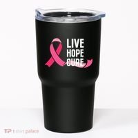 Live Hope Cure Breast Cancer Awareness Ribbon Tumbler thumb 0