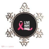 Live Hope Cure Breast Cancer Awareness Ribbon Ornament thumb 0