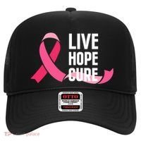 Live Hope Cure Breast Cancer Awareness Ribbon Hat thumb 0