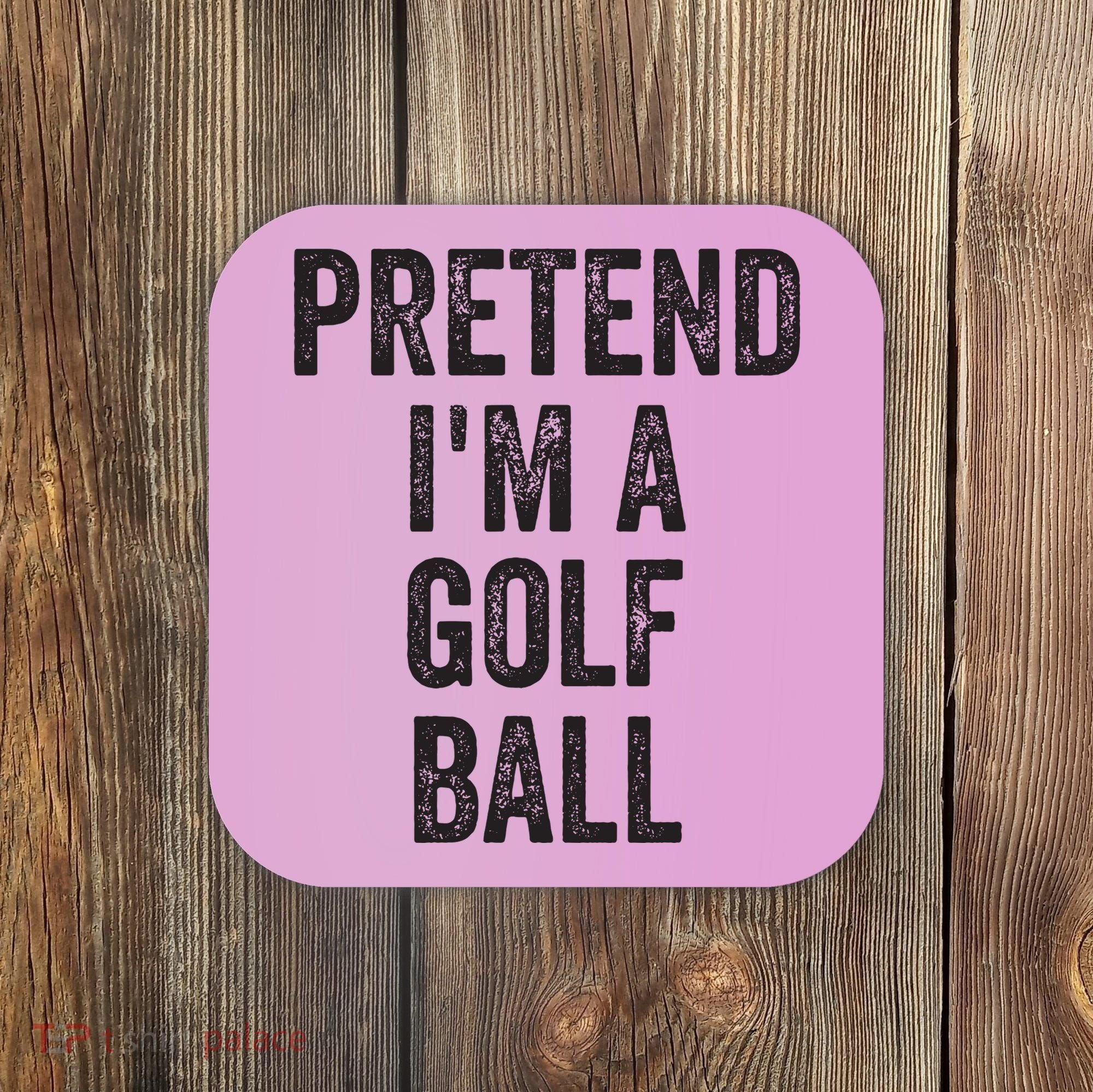 Lazy Halloween Costume Gift Pretend Im A Golf Ball Coaster