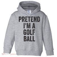 Lazy Halloween Costume Gift Pretend Im A Golf Ball Toddler Hoodie thumb 0