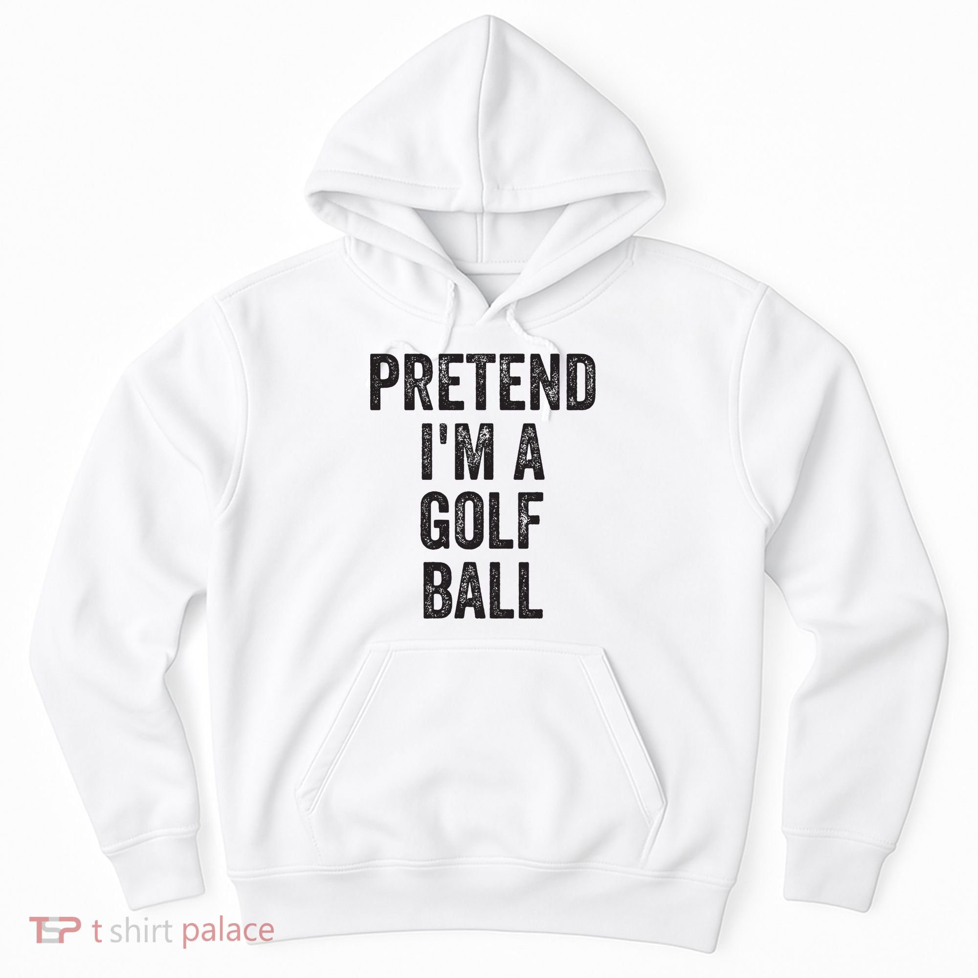 Lazy Halloween Costume Gift Pretend Im A Golf Ball Hoodie