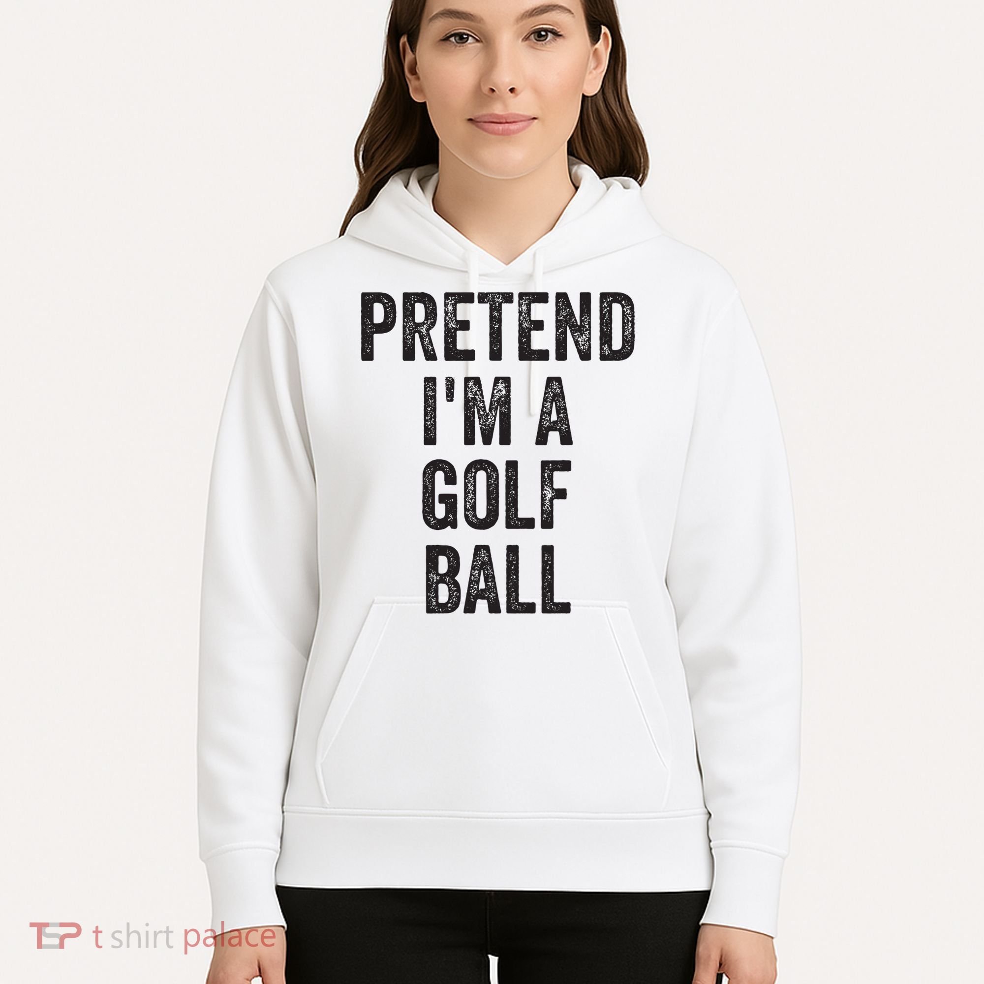 Lazy Halloween Costume Gift Pretend Im A Golf Ball Hoodie