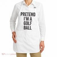 Lazy Halloween Costume Gift Pretend Im A Golf Ball Apron thumb 2