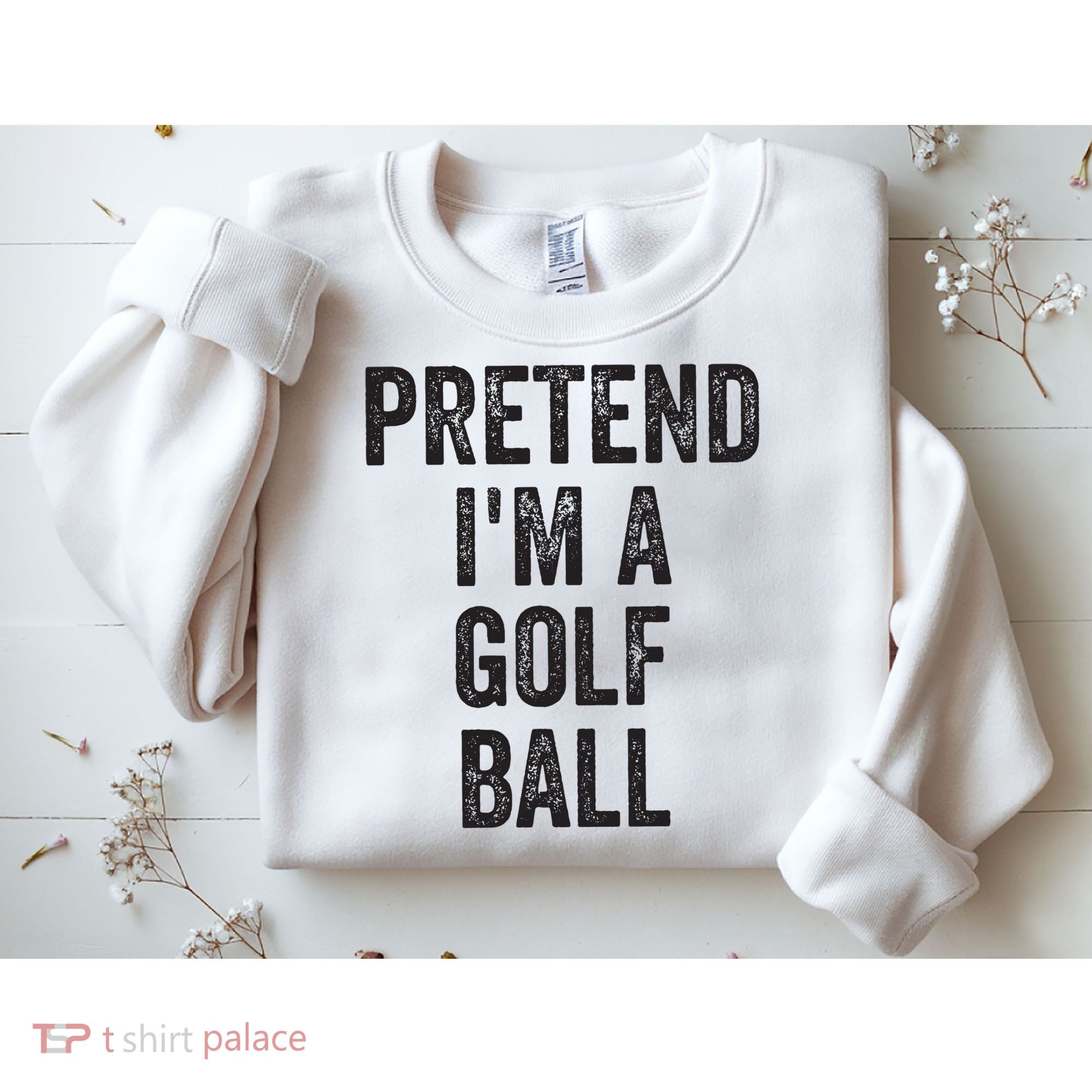 Lazy Halloween Costume Gift Pretend Im A Golf Ball Sweatshirt