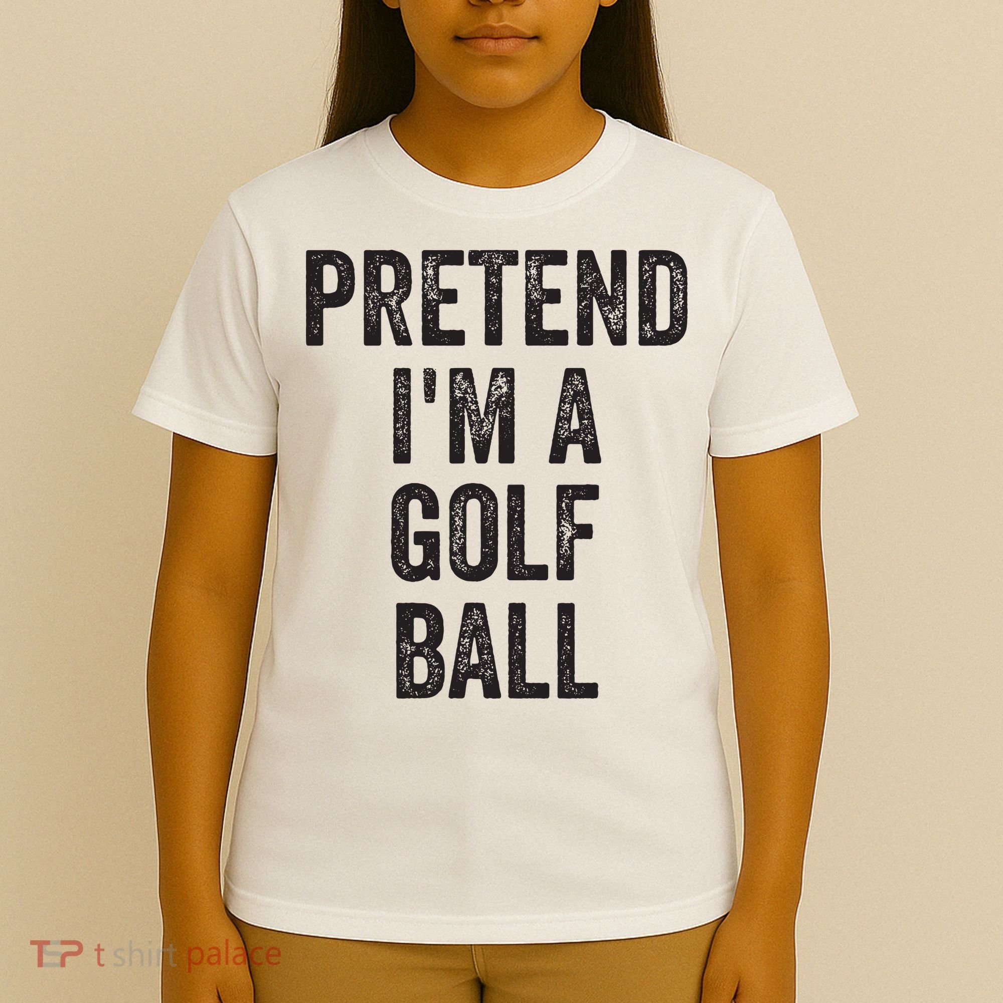 Lazy Halloween Costume Gift Pretend Im A Golf Ball T-Shirt