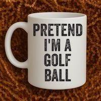 Lazy Halloween Costume Gift Pretend Im A Golf Ball Coffee Mug thumb 2