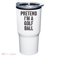 Lazy Halloween Costume Gift Pretend Im A Golf Ball Tumbler thumb 0
