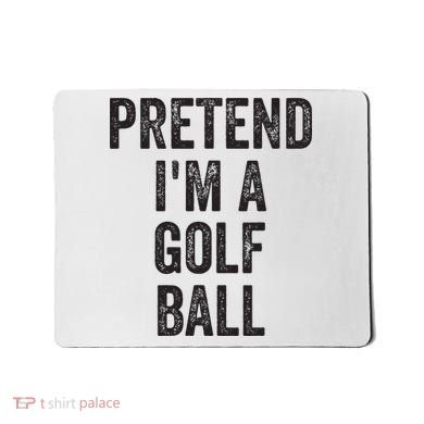 Lazy Halloween Costume Gift Pretend Im A Golf Ball Mousepad
