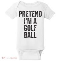 Lazy Halloween Costume Gift Pretend Im A Golf Ball Baby Bodysuit thumb 0