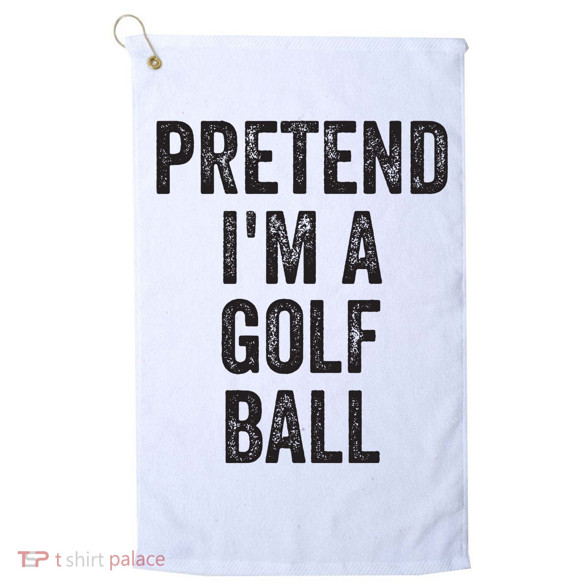 Lazy Halloween Costume Gift Pretend Im A Golf Ball Golf Towel