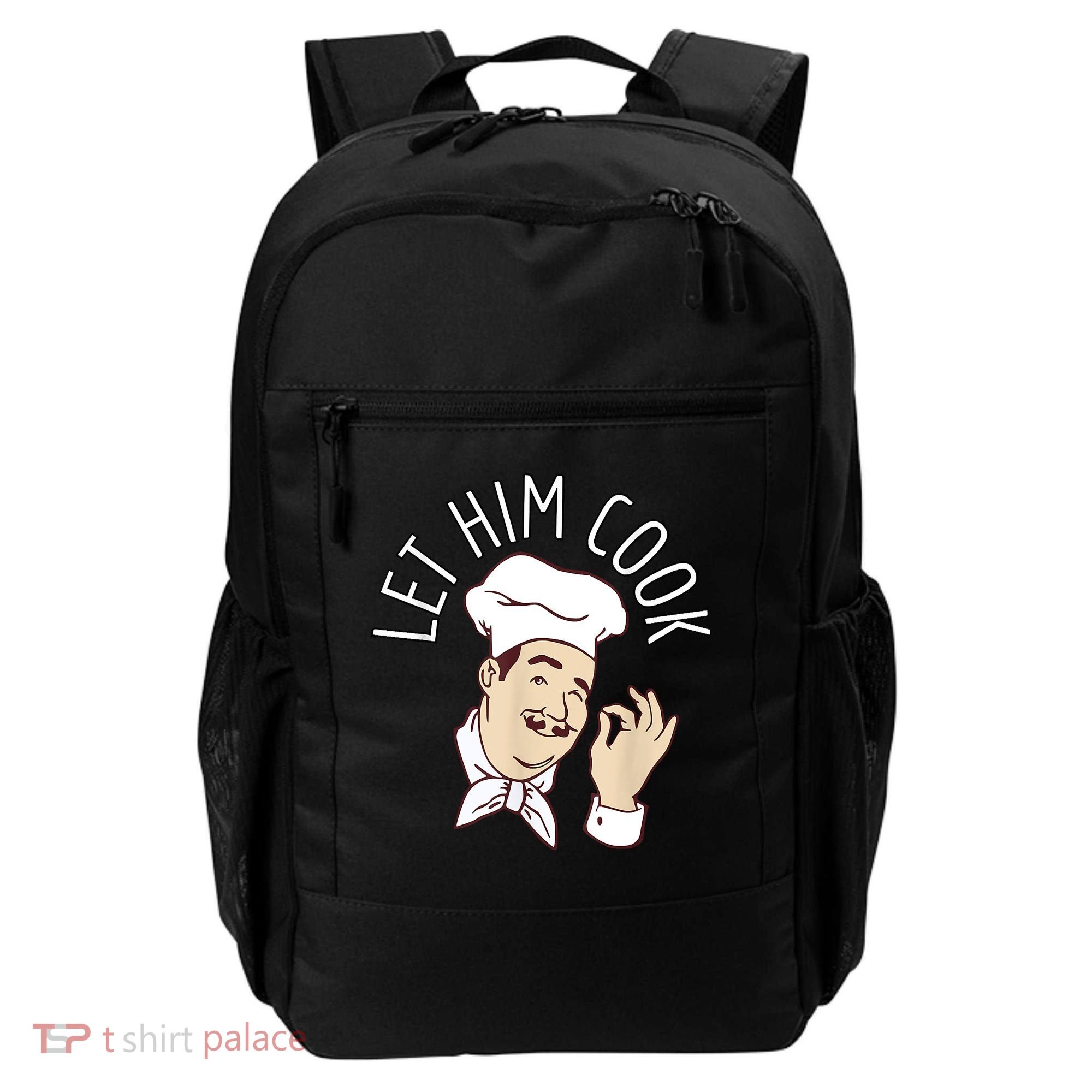 Let Him Cook Meme Backpack