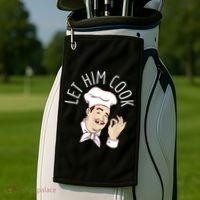 Let Him Cook Meme Golf Towel thumb 2
