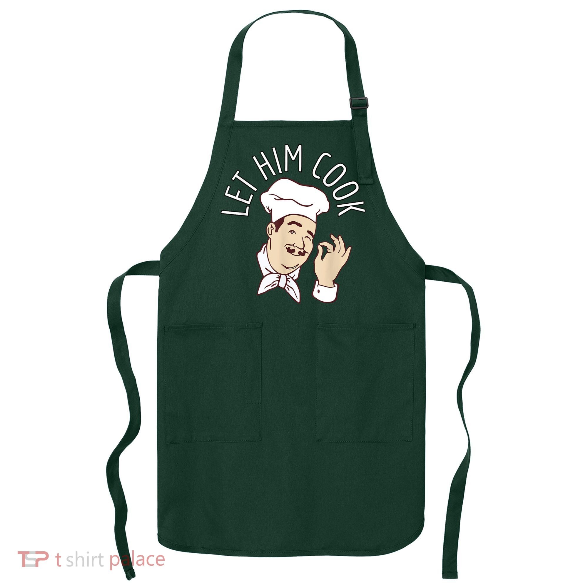 Let Him Cook Meme Apron