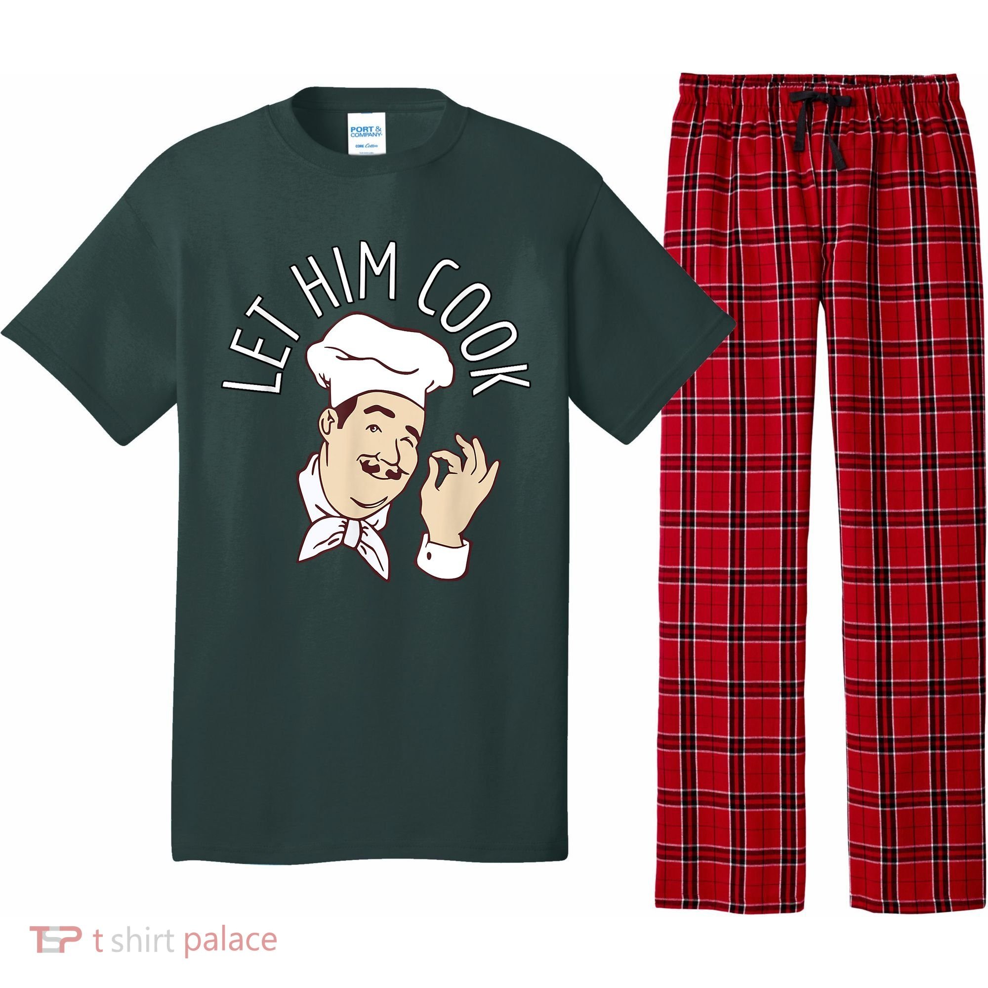 Let Him Cook Meme Pajama Set