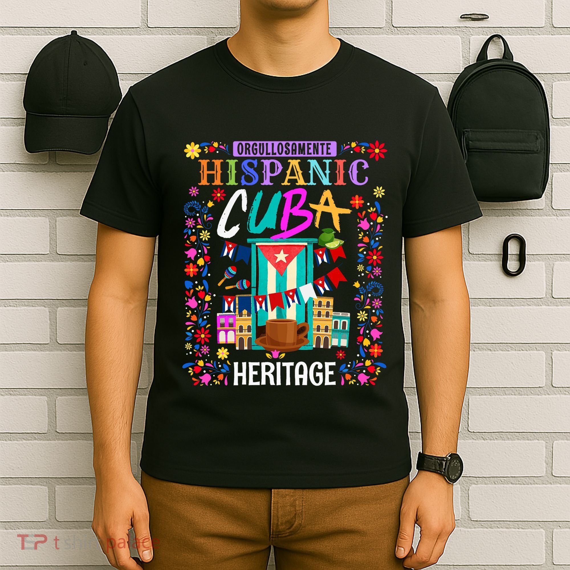 Latin Heritage Cuban Flag Outfit Idea For Women & Cuba Flag T-Shirt