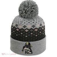 Labrador Hunting Dog With Duck Hello Hunting Season The Baniff Cuffed Pom Beanie thumb 0