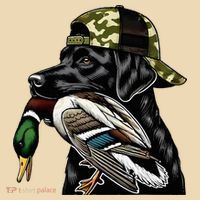 Labrador Hunting Dog With Duck Hello Hunting Season Tote Bag thumb 4
