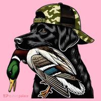 Labrador Hunting Dog With Duck Hello Hunting Season Baby Long Sleeve Bodysuit thumb 2