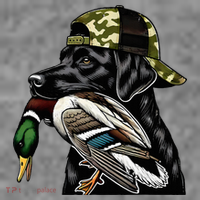 Labrador Hunting Dog With Duck Hello Hunting Season Toddler Hoodie thumb 2
